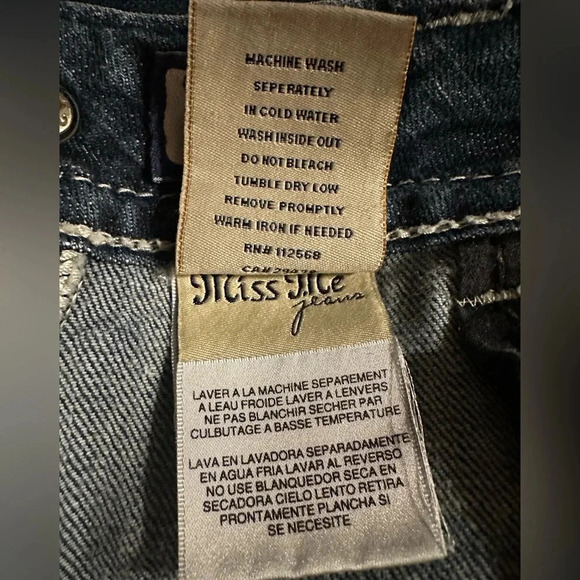 Miss Me distressed bootcut jeans size 29 - Picture 12 of 13